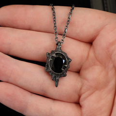 Azathoth Pendant - Onyx - 18 Inches - Ready to ship