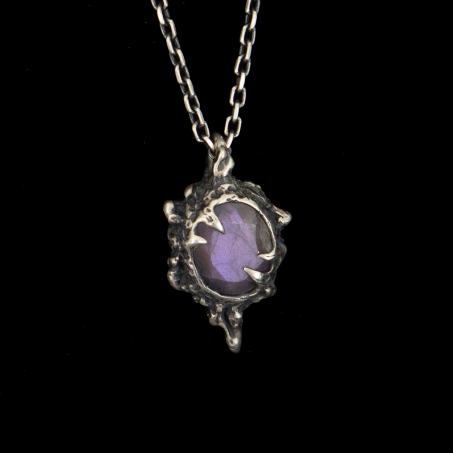 Azathoth Pendant - Purple Labradorite