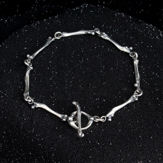 Chain Of Bones Bracelet - 7 inches - Ready to Ship