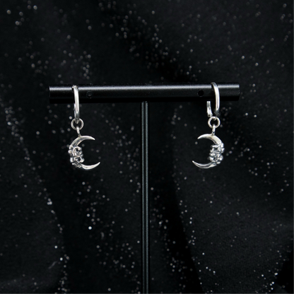 La Petite Lune Earring Hoops - Antique Polished - Ready to ship