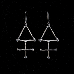 Discontinued - The Alchemist Earrings: Sulphur - Ready to Ship - Sterling Silver