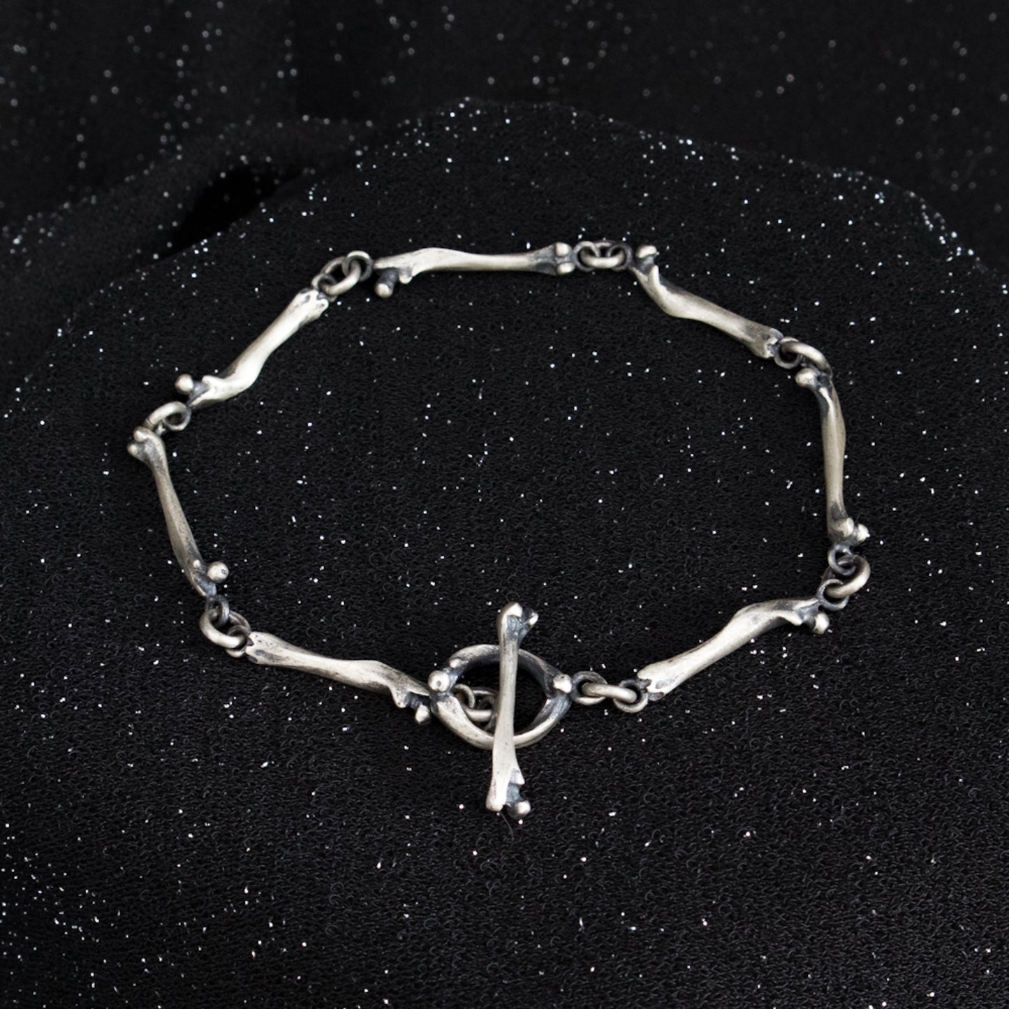 Chain Of Bones Bracelet - 7 inches - Ready to Ship