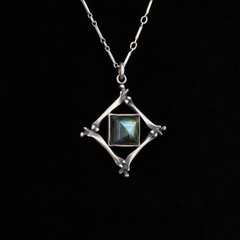 Pharaoh's Tomb Pendant - Labradorite - 18 Inches - Ready to Send