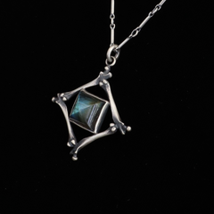 Pharaoh's Tomb Pendant - Labradorite - 18 Inches - Ready to Send