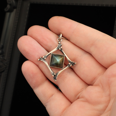 Pharaoh's Tomb Pendant - Labradorite - 18 Inches - Ready to Send