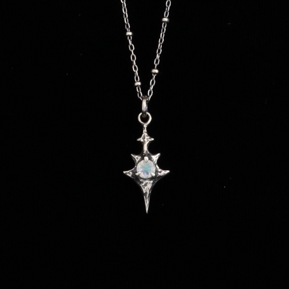 Eldritch Pendant - Moonstone - 16 inches- Ready to Ship