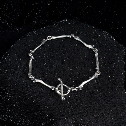 Chain Of Bones Bracelet - 7 inches - Ready to Ship