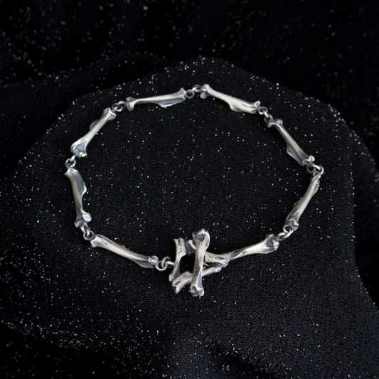 Chain Of Bones II Bracelet - 8 Inches - Ready to Ship