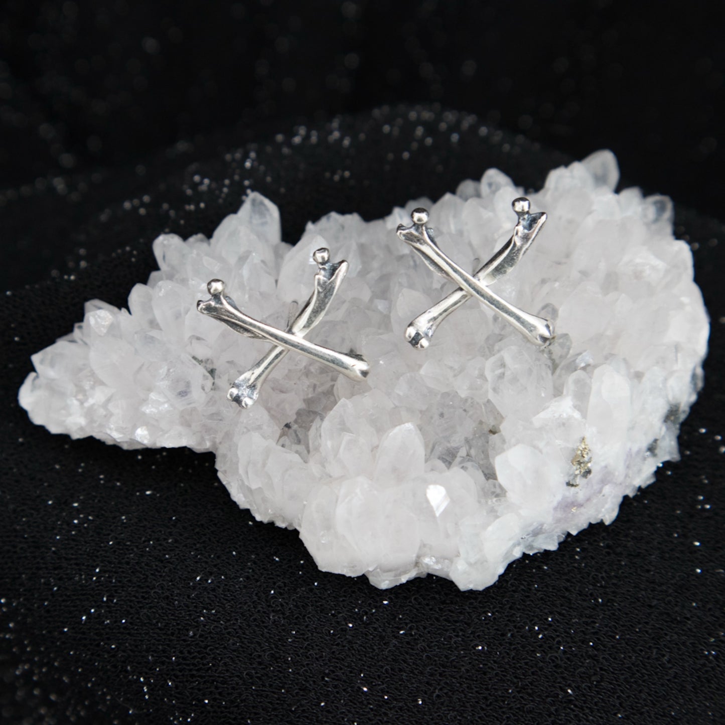 Crossbone Studs - Ready To Ship