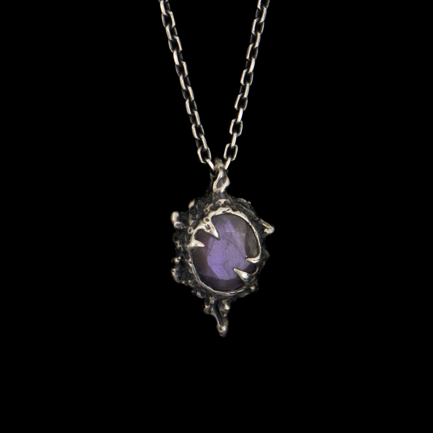 Azathoth Pendant - Purple Labradorite