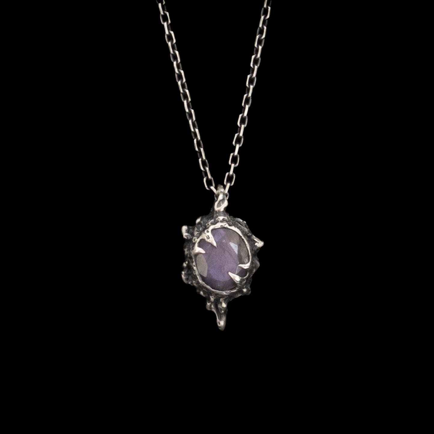 Azathoth Pendant - Purple Labradorite