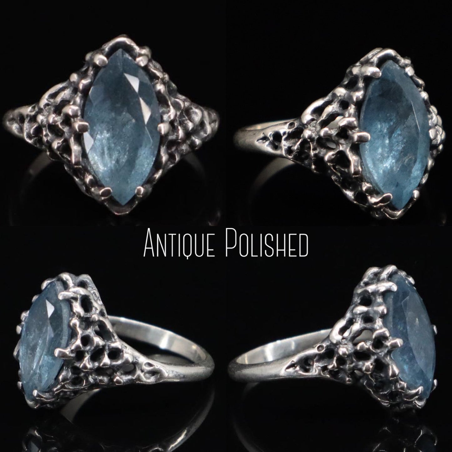 Aphrodite Ring (Limited Edition Purple Labradorite)