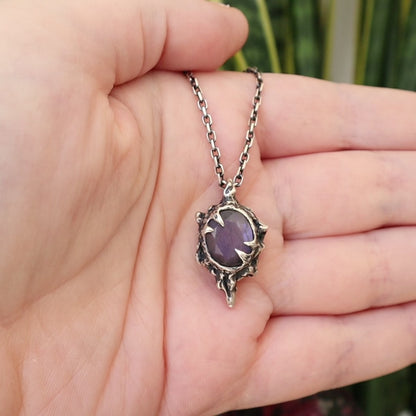 Azathoth Pendant - Purple Labradorite