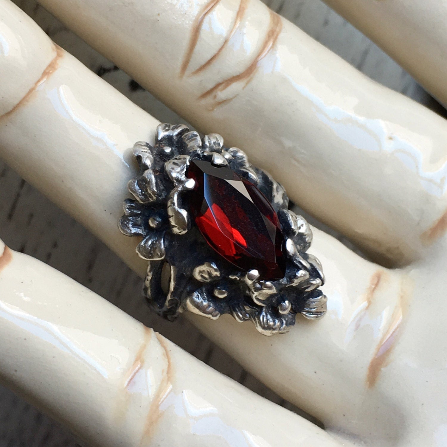 Garnet nightshade antique polished