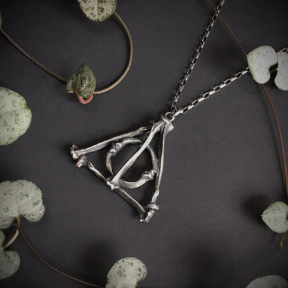 Discontinued - Deathly Hallows Large Bone Pendant