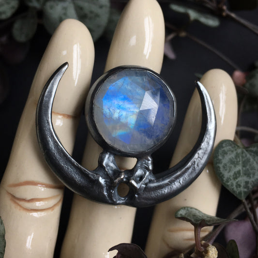 Raven Moon Ring