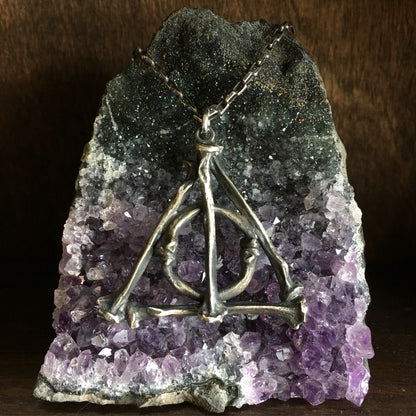 Discontinued - Deathly Hallows Large Bone Pendant