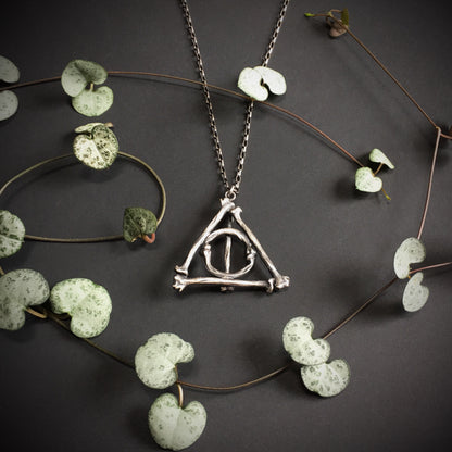 Discontinued - Deathly Hallows Large Bone Pendant