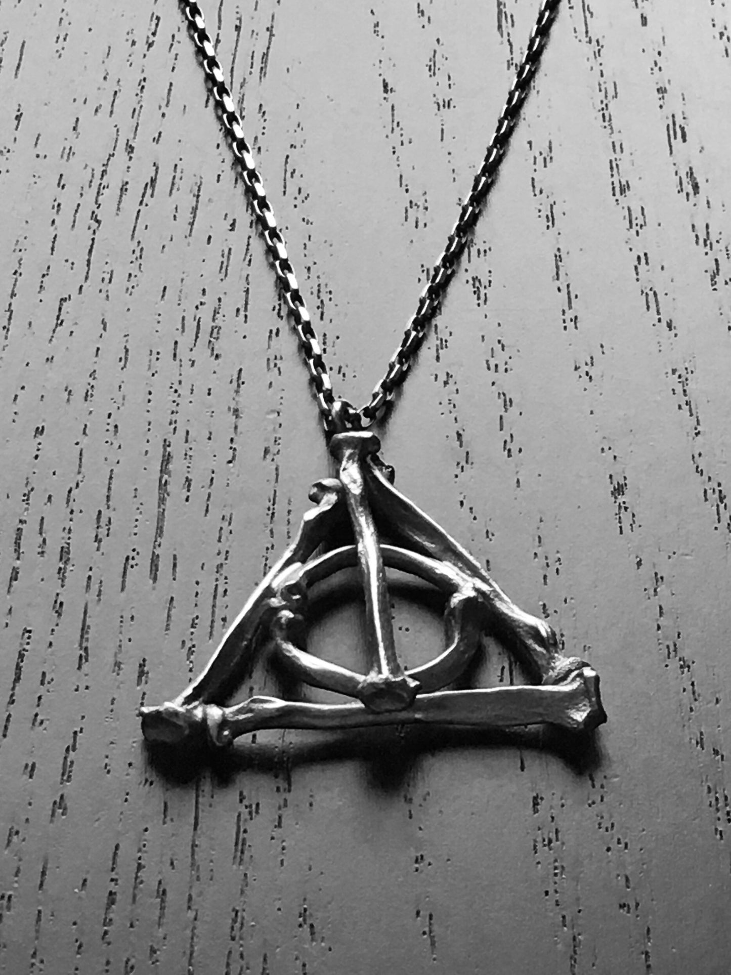 Discontinued - Deathly Hallows Large Bone Pendant