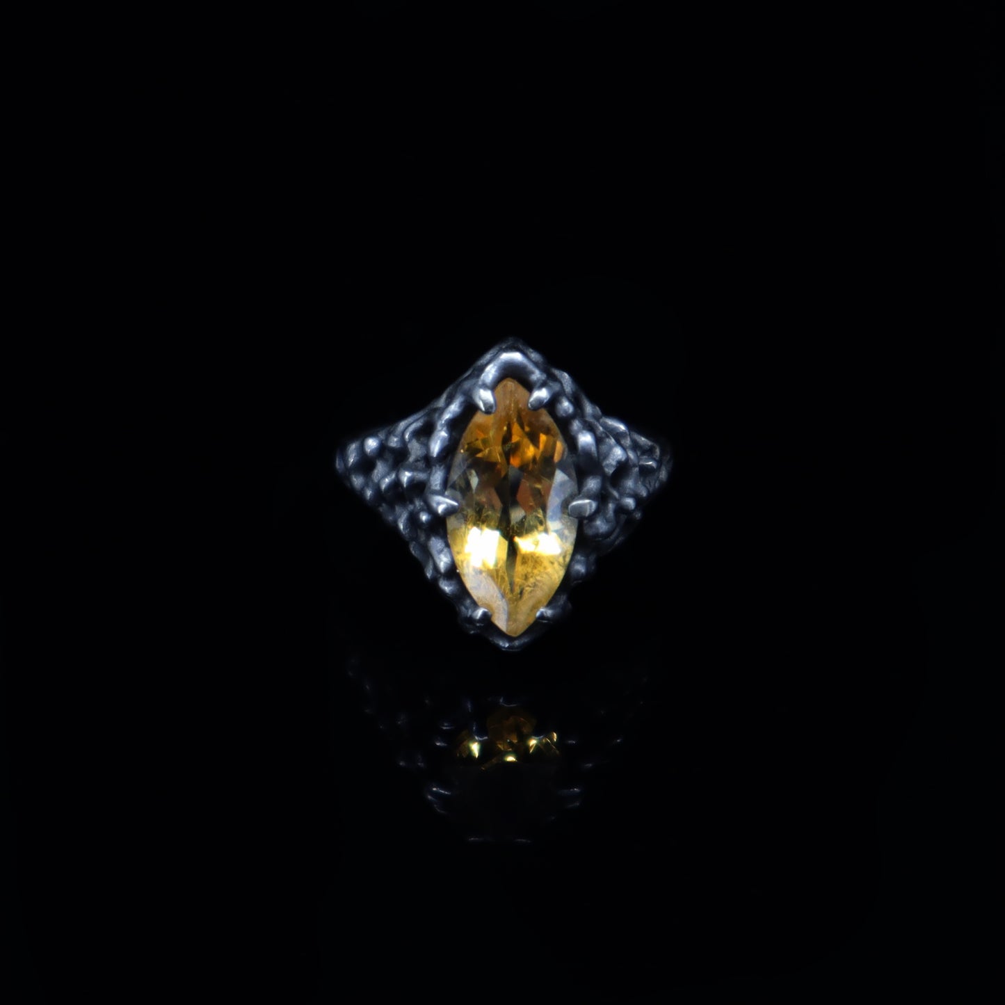 Aphrodite Ring (Garnet and Citrine)