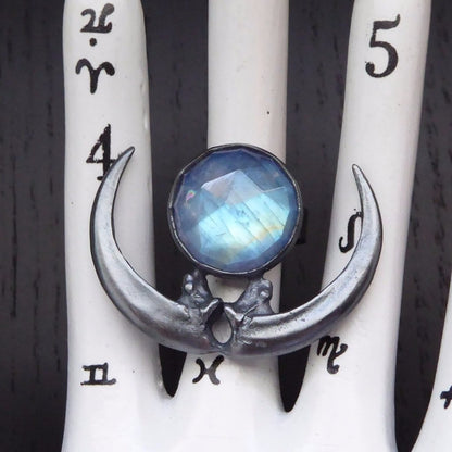 Raven Moon Ring