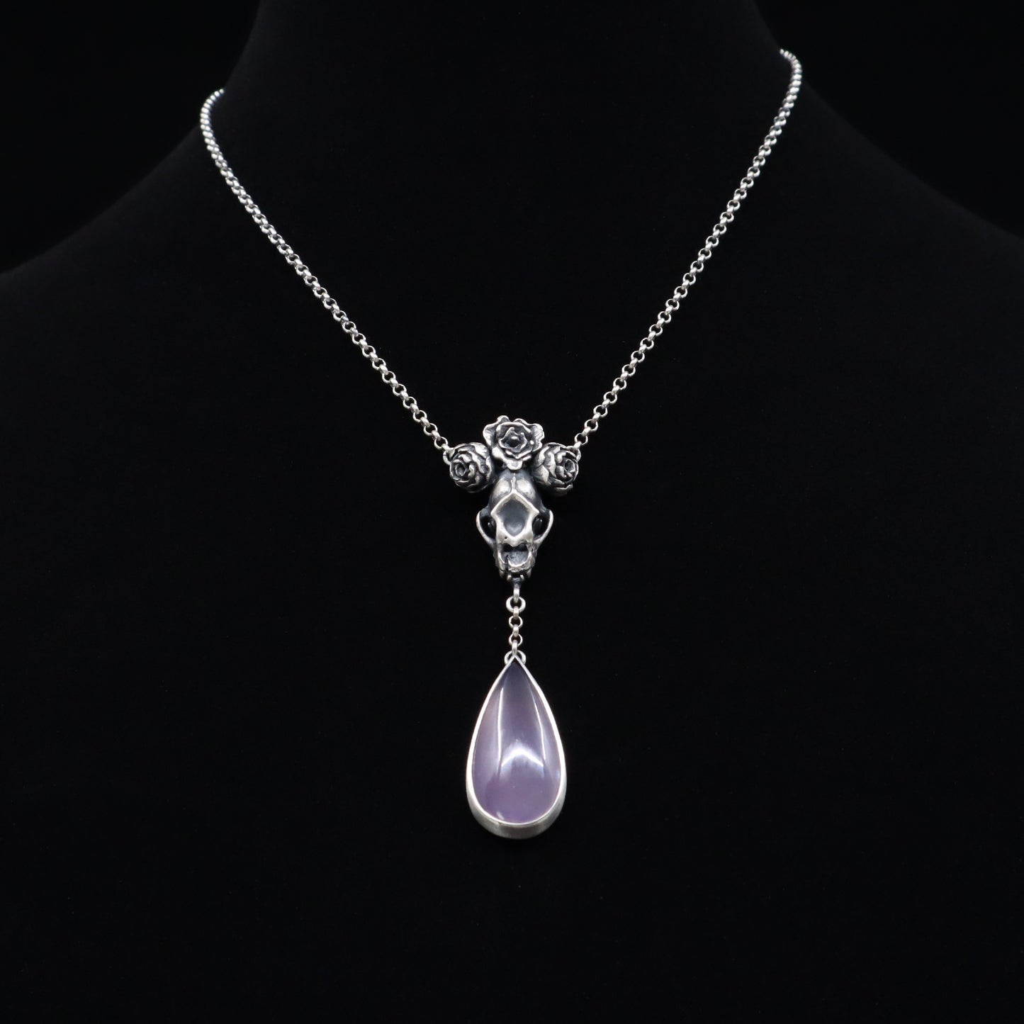 Grand High Witch Necklace - Purple Chalcedony