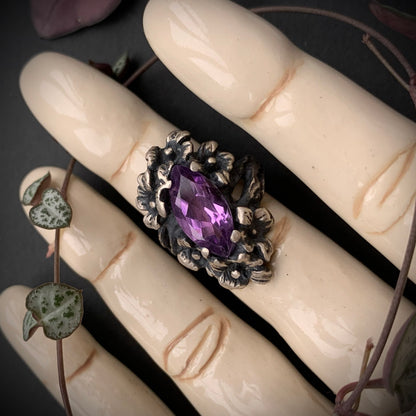 Nightshade Ring (Amethyst, Citrine and Onyx Versions)