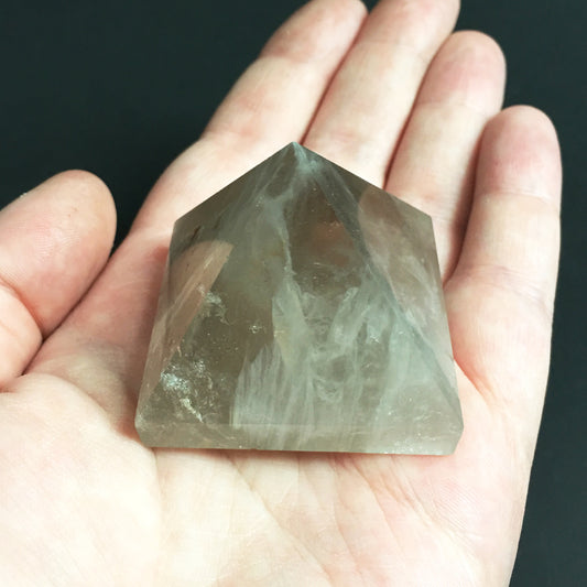 Phantom Quartz Crystal Pyramid