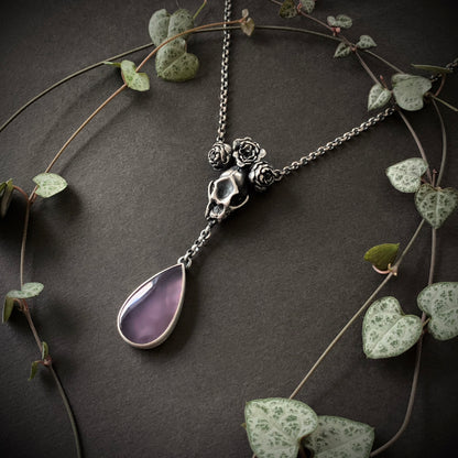 Grand High Witch Necklace - Purple Chalcedony