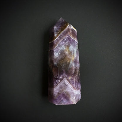 Large Purple quartz Obelisk Point