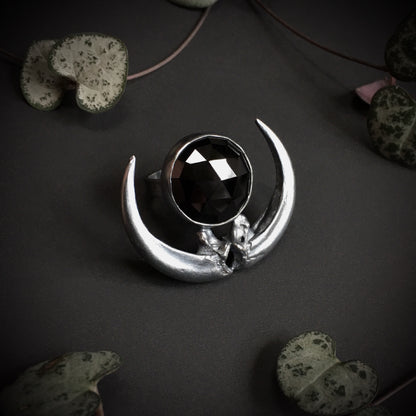 Raven Moon Ring