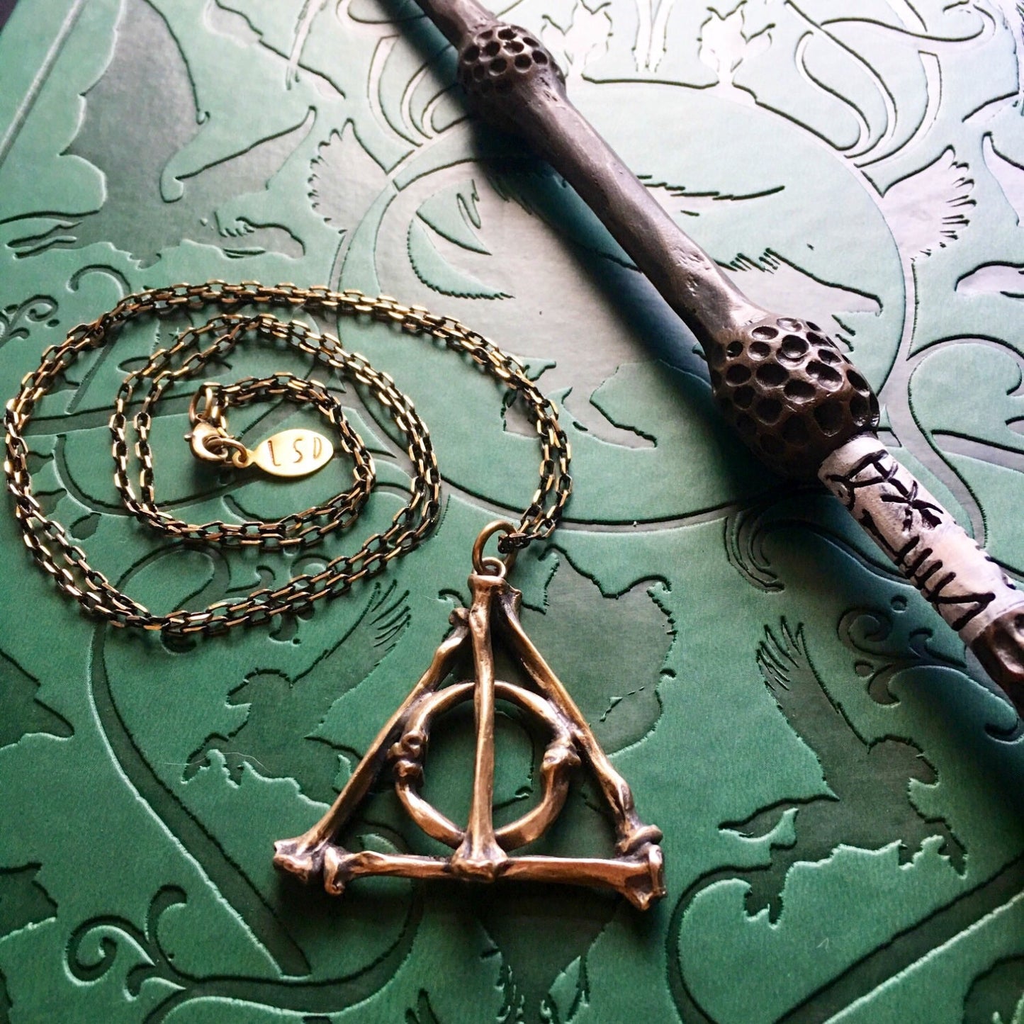 Discontinued - Deathly Hallows Large Bone Pendant