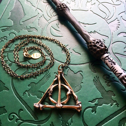 Discontinued - Deathly Hallows Large Bone Pendant