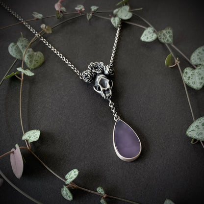 Grand High Witch Necklace - Purple Chalcedony