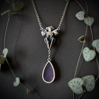 Grand High Witch Necklace - Purple Chalcedony